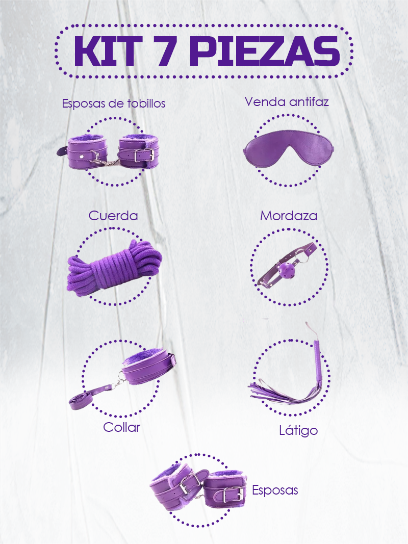 Kit De Bondage BLACKWOLF - Neuf, Pour Explorer En Toute Sécurité